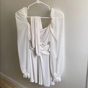 White Wrap Dress